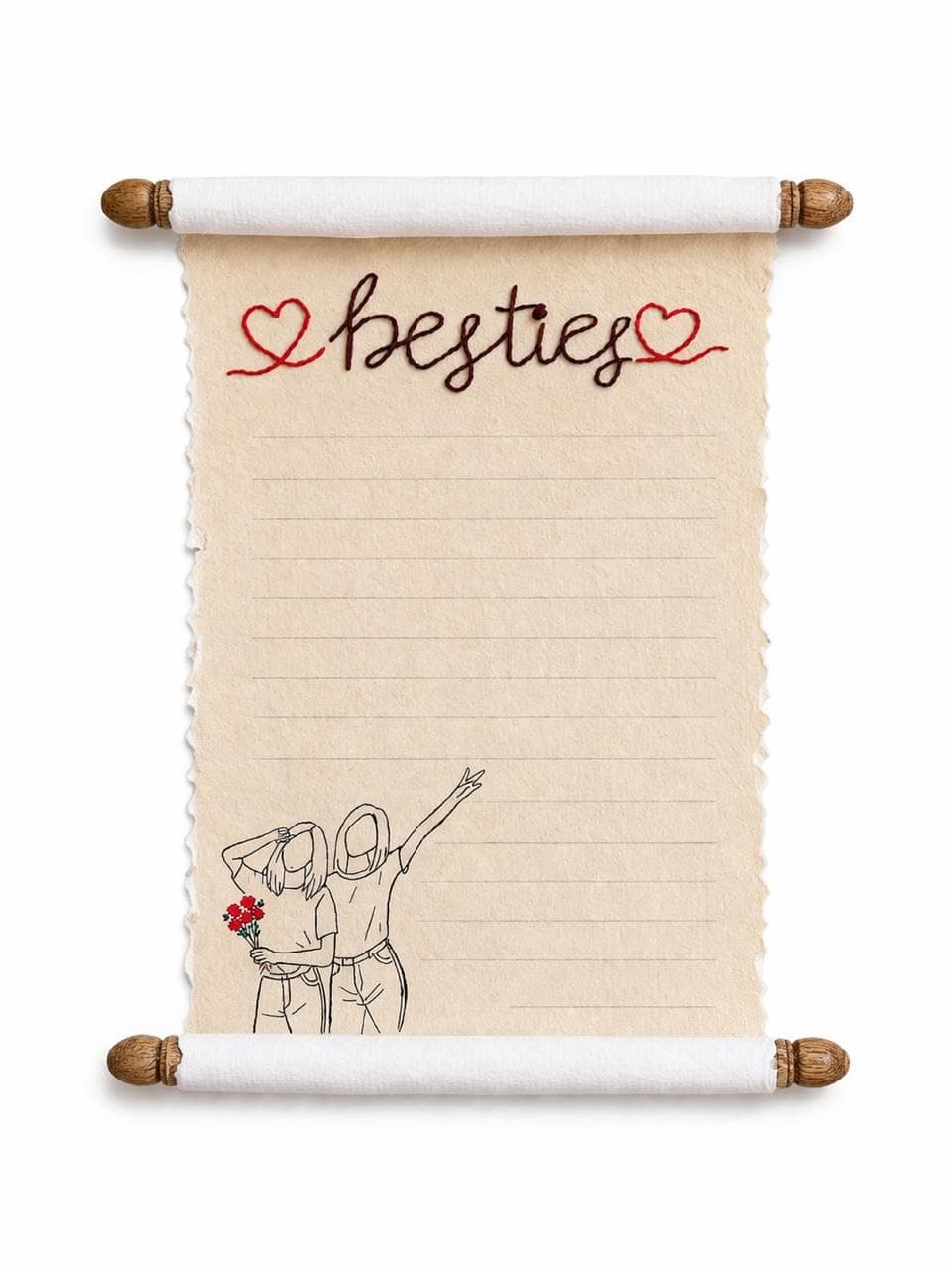 Blossom Message Scroll