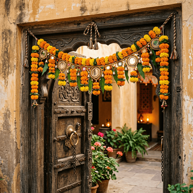 Auspicious Marigold Toran